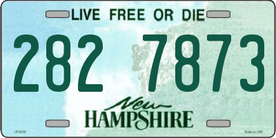 NH license plate 2827873