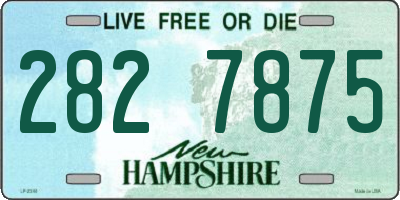 NH license plate 2827875