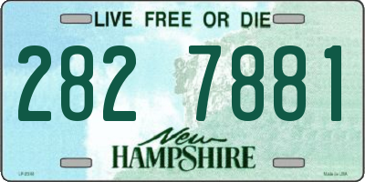 NH license plate 2827881