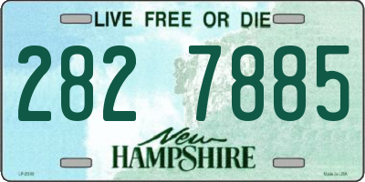 NH license plate 2827885