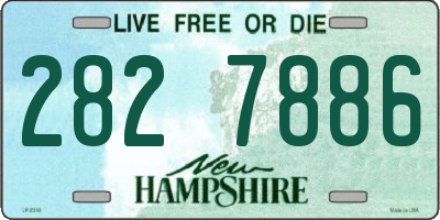 NH license plate 2827886
