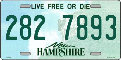NH license plate 2827893