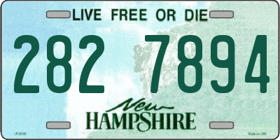 NH license plate 2827894