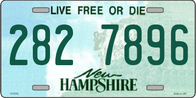NH license plate 2827896