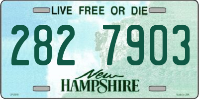 NH license plate 2827903