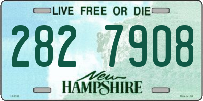 NH license plate 2827908