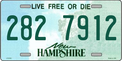 NH license plate 2827912