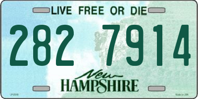 NH license plate 2827914