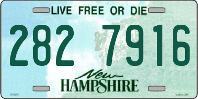 NH license plate 2827916