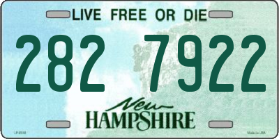 NH license plate 2827922