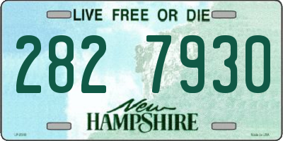 NH license plate 2827930