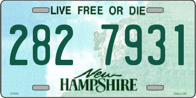 NH license plate 2827931