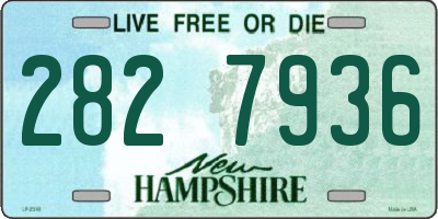 NH license plate 2827936
