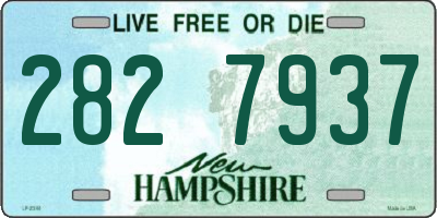 NH license plate 2827937