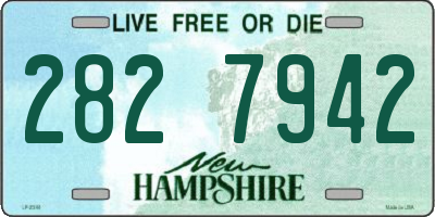 NH license plate 2827942