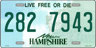 NH license plate 2827943