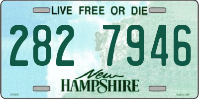 NH license plate 2827946