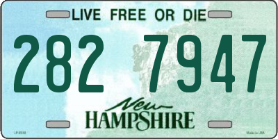 NH license plate 2827947