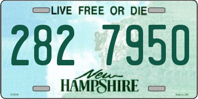 NH license plate 2827950