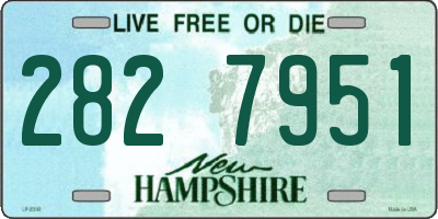NH license plate 2827951