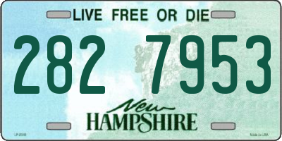 NH license plate 2827953