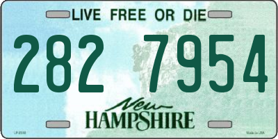 NH license plate 2827954