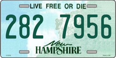NH license plate 2827956