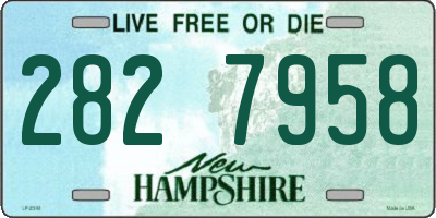 NH license plate 2827958