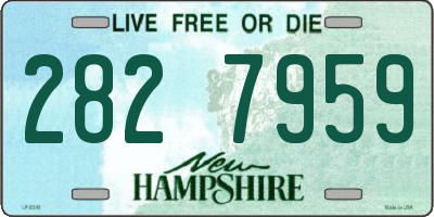 NH license plate 2827959