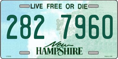 NH license plate 2827960