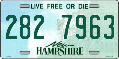 NH license plate 2827963