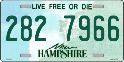 NH license plate 2827966
