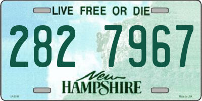 NH license plate 2827967