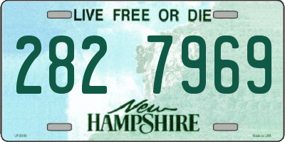 NH license plate 2827969