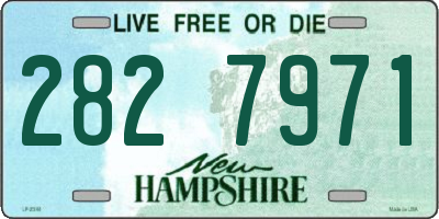 NH license plate 2827971
