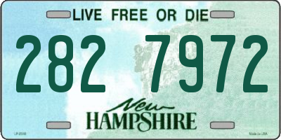 NH license plate 2827972