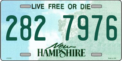 NH license plate 2827976
