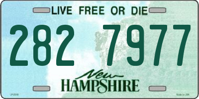 NH license plate 2827977