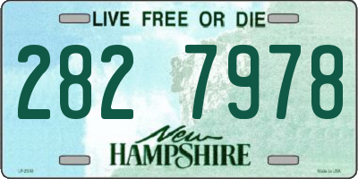 NH license plate 2827978