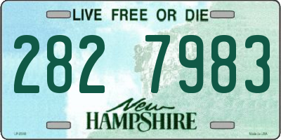 NH license plate 2827983