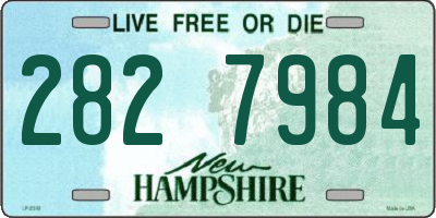 NH license plate 2827984