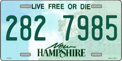 NH license plate 2827985