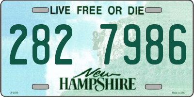 NH license plate 2827986