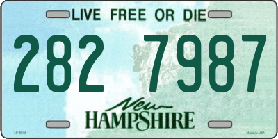 NH license plate 2827987