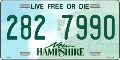 NH license plate 2827990