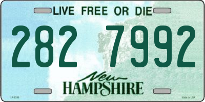 NH license plate 2827992