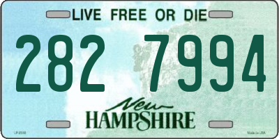 NH license plate 2827994