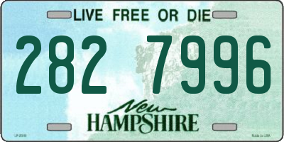 NH license plate 2827996