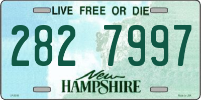 NH license plate 2827997