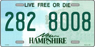 NH license plate 2828008